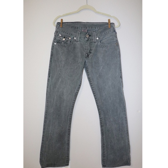 True Religion Men’s Grey BootCut Jeans